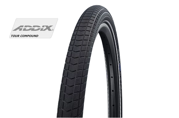 Schwalbe Big Ben Plus 26 X 2.15 Greenguard Addix Performance Compound Reflective E-50 TYRES Melbourne Powered Electric Bikes 