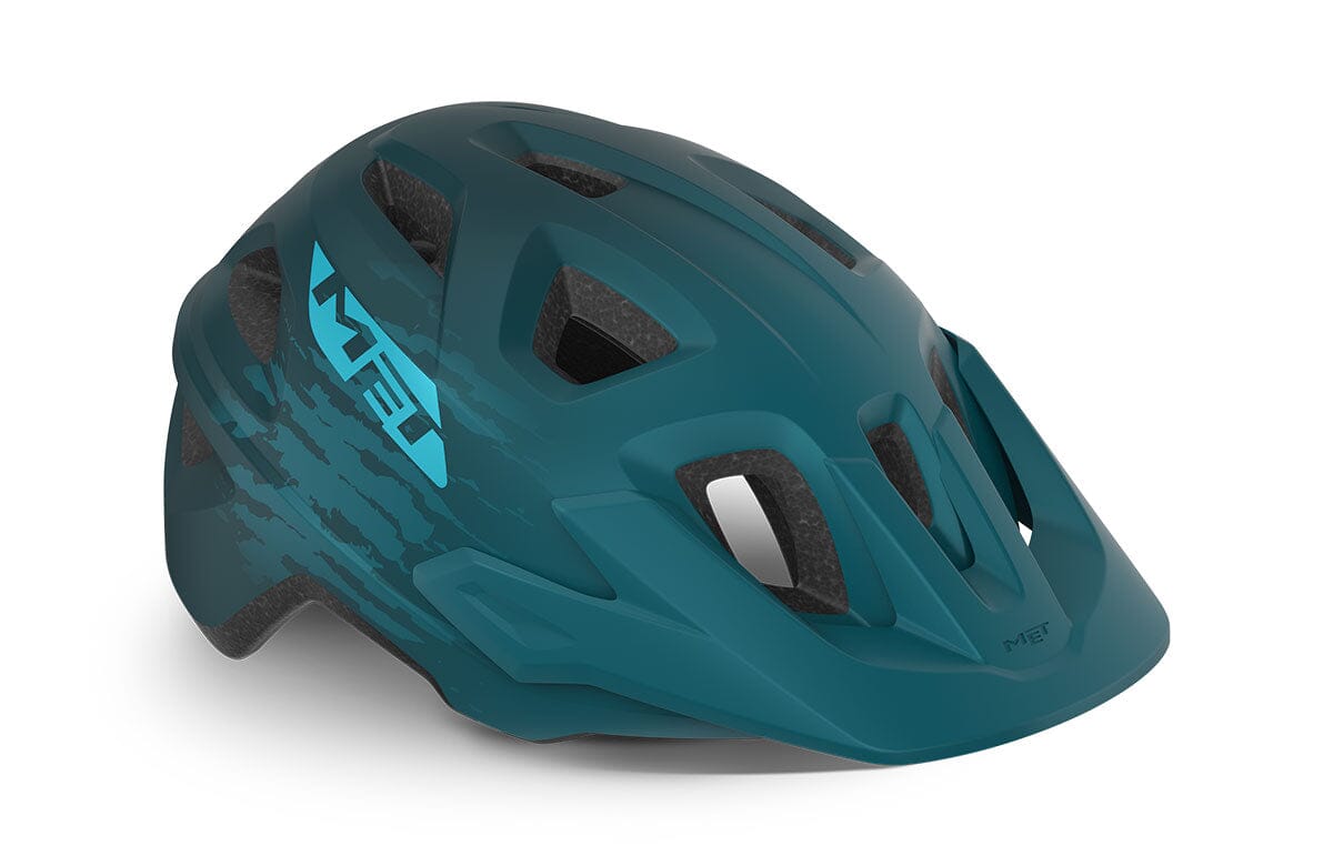 Met Echo Mtb Helmet HELMETS Melbourne Powered Electric Bikes Medium Petrol Blue 