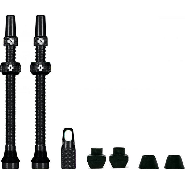 Muc-off Tubeless Valve Kit 80mm Black TUBELESS ACCESSORIES Melbourne Powered Electric Bikes 