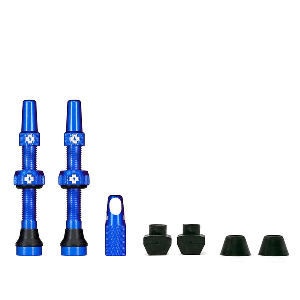 Muc-off Tubeless Valve Kit 44mm TUBELESS ACCESSORIES Melbourne Powered Electric Bikes Blue 