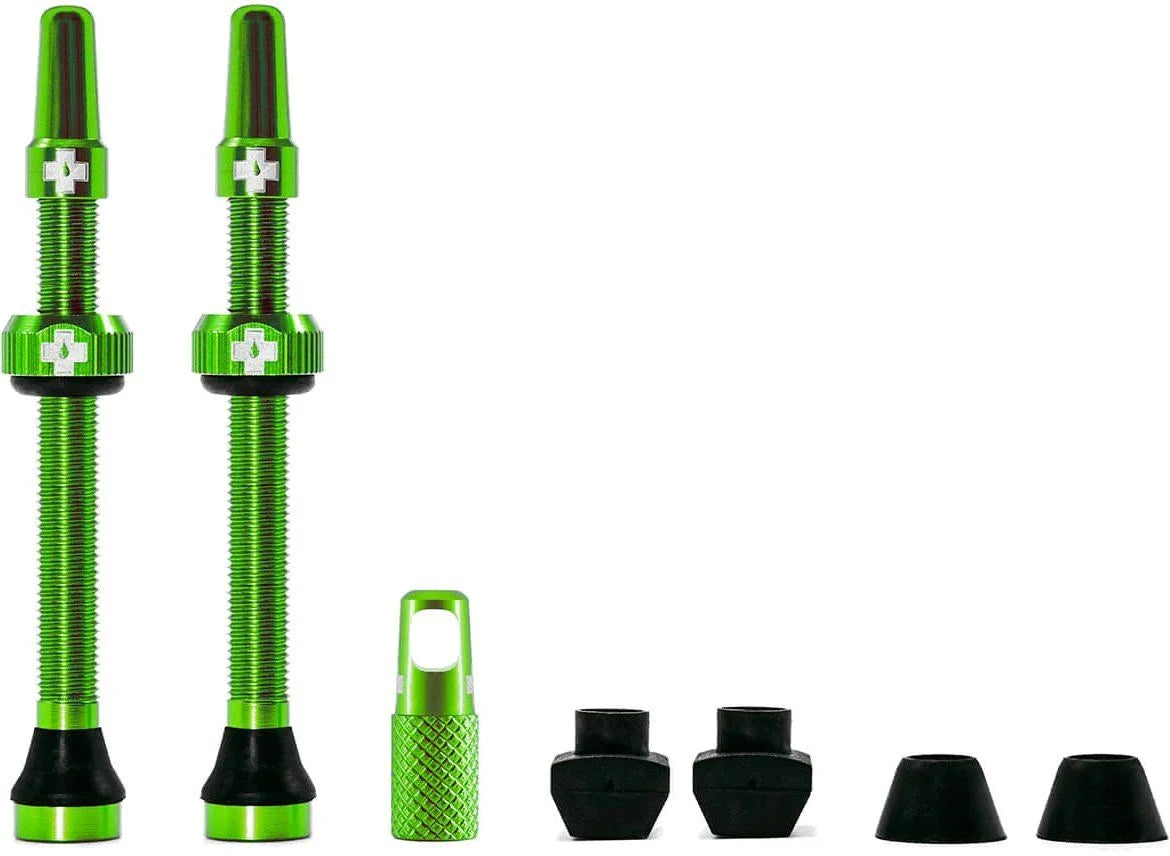 Muc-off Tubeless Valve Kit 60mm TUBELESS ACCESSORIES Melbourne Powered Electric Bikes Green 