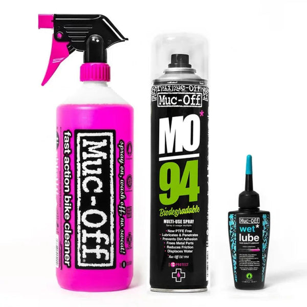 Muc-off Kit Clean/protect/lube - Wet CLEANING KITS Melbourne Powered Electric Bikes 