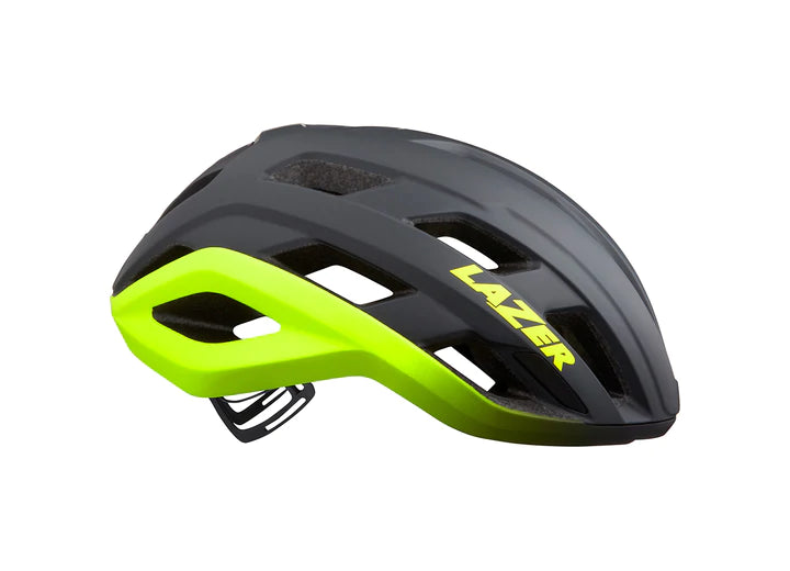 Helmet Lazer Strada Kc HELMETS Melbourne Powered Electric Bikes Small Matt Grey Flash Yellow 