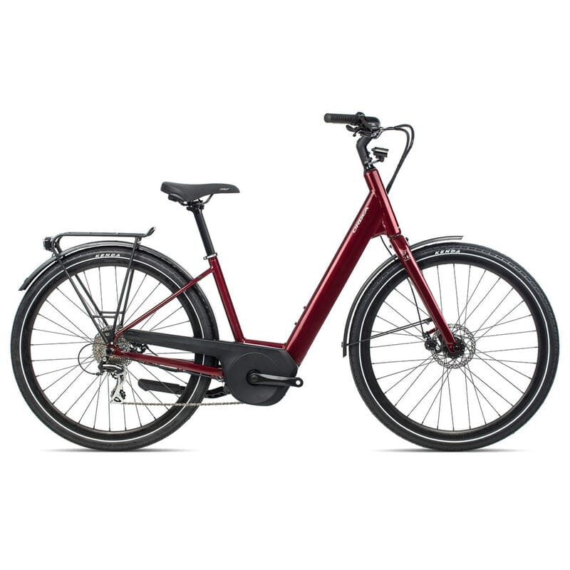 Orbea Optima E50 STEP THROUGH E-BIKES Melbourne Powered Electric Bikes & More Medium Red 