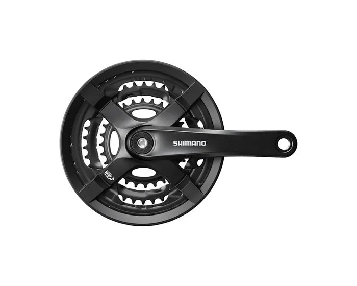 Shimano Fc-ty501 Front Crankset 170mm 48-38-28 Black CRANKS Melbourne Powered Electric Bikes 