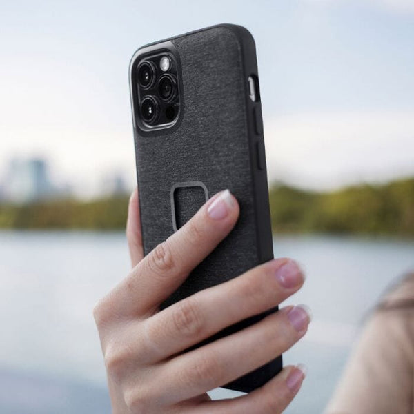 Peak Design Mobile - Everyday Fabric Case - Iphone 14 Plus - Charcoal PHONE & DEVICE MOUNTS Melbourne Powered Electric Bikes 